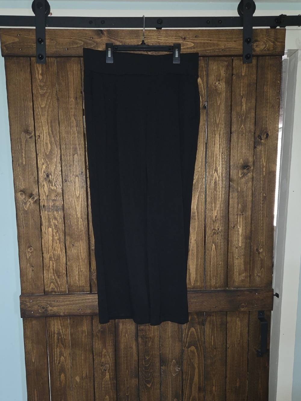 Classic Black Wide-Leg Women's Pants